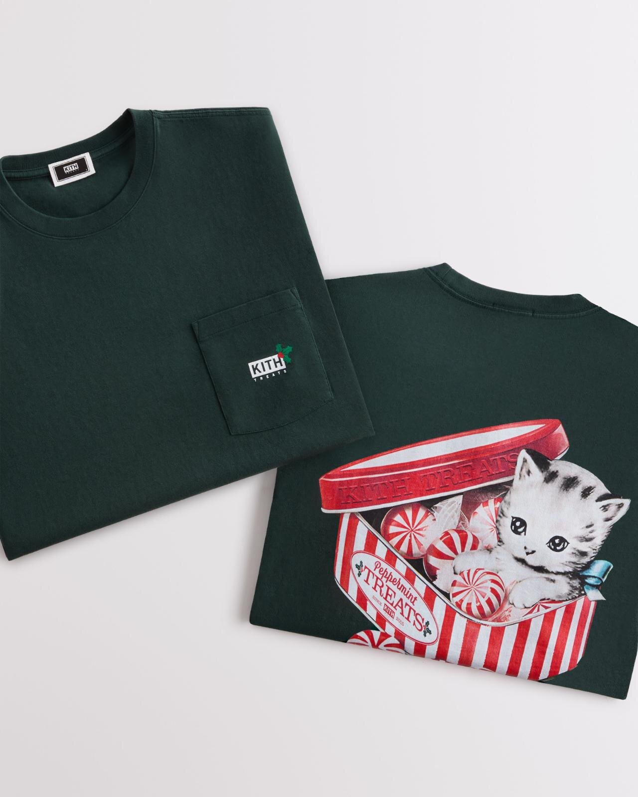 キス トリーツ”ペパーミントキャンディー缶”に埋もれる猫Tシャツ、クリスマスフレーバーのアイスも｜写真4