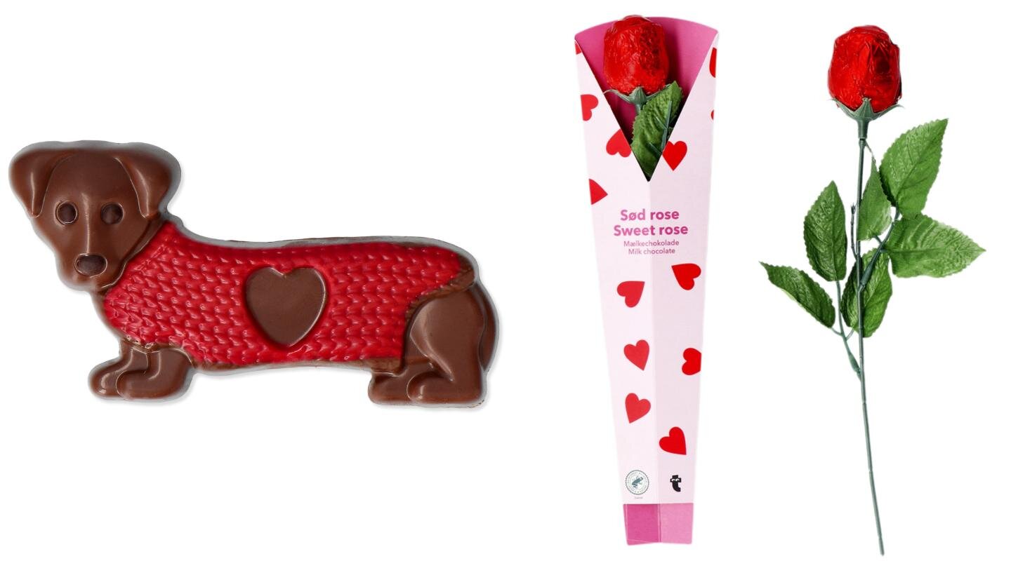 チョコレート(犬) 810円、チョコレート(ローズ) 702円