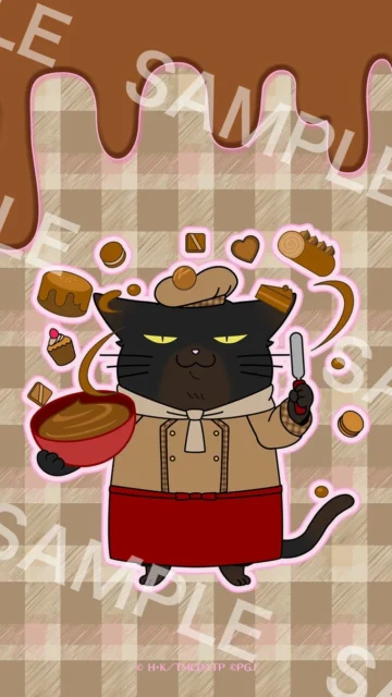 【チョコの誘惑】諭吉の壁紙サンプル