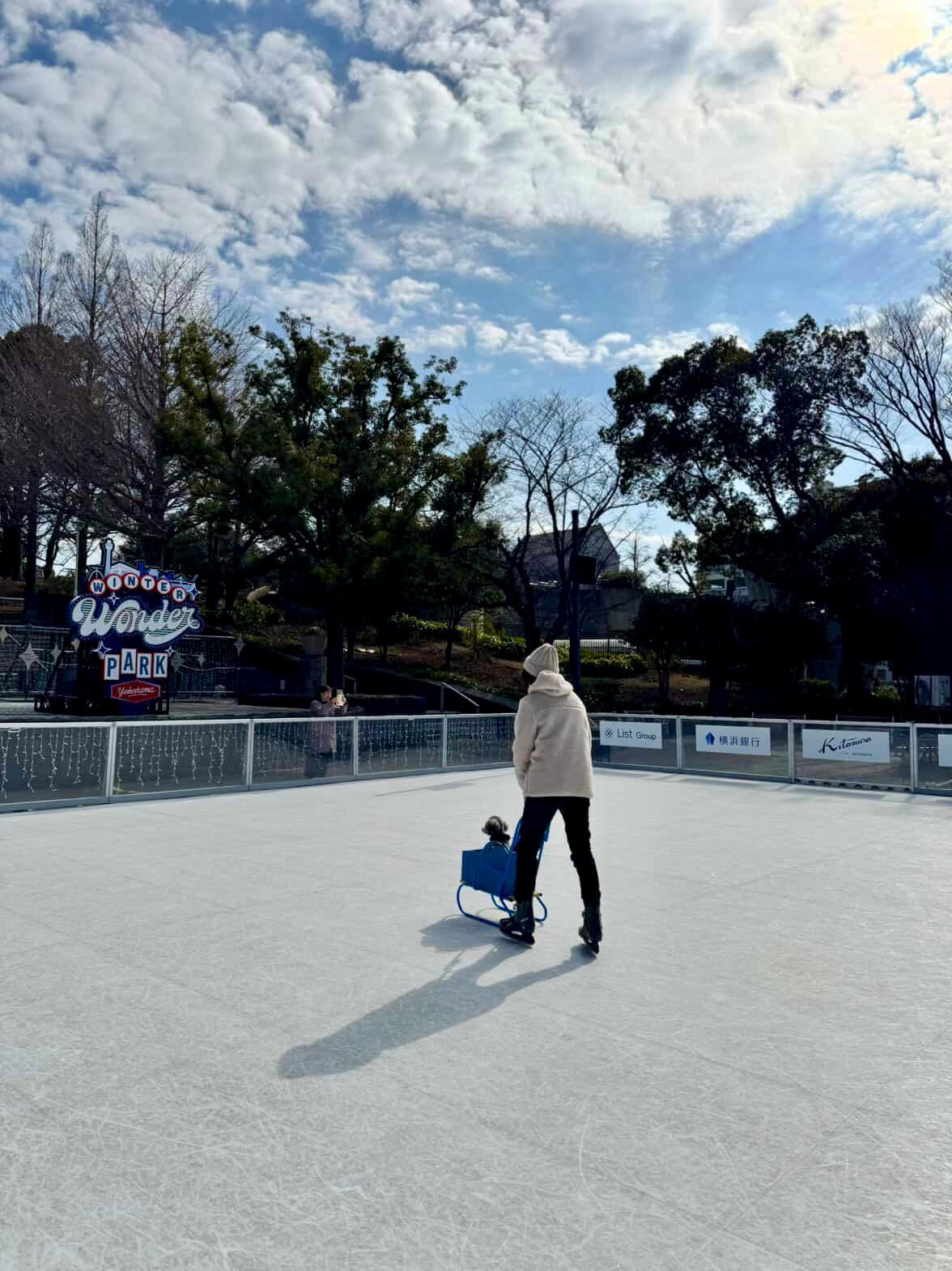 数十年ぶりにスケートに挑戦