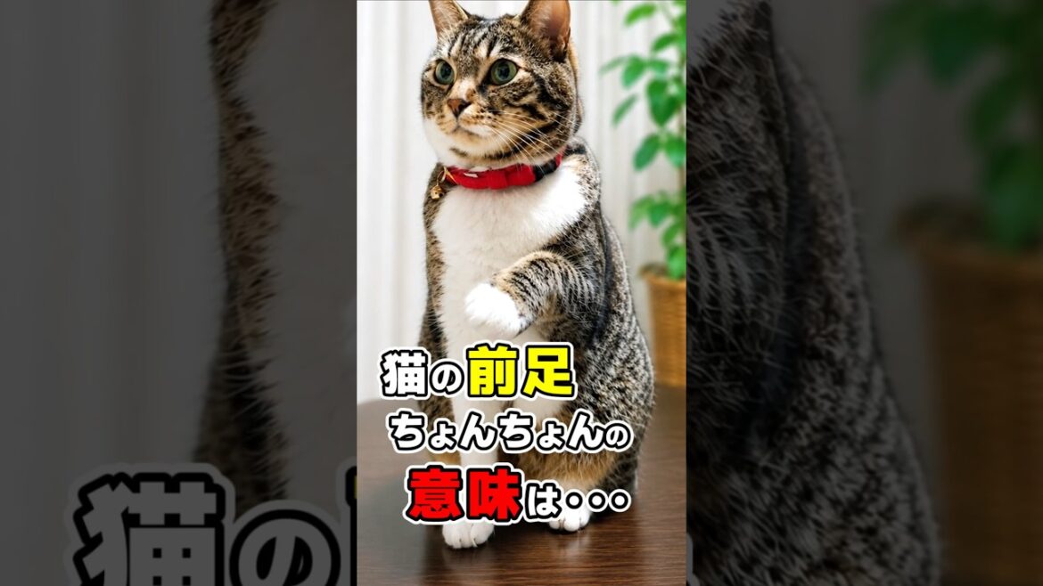 なぜ猫は前足でちょんちょんしてくるのか？7つの理由！ #猫雑学 #ねこたんの解説 #猫