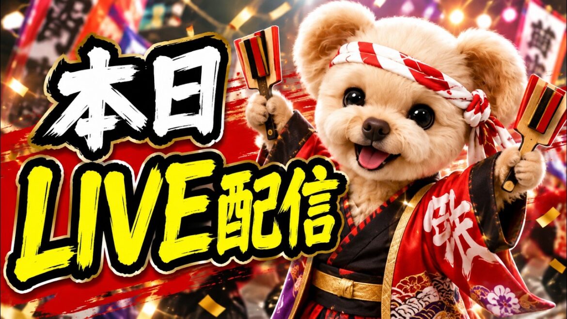 【短めLIVE】スーパーよさこい見てきました♪【トイプードル】