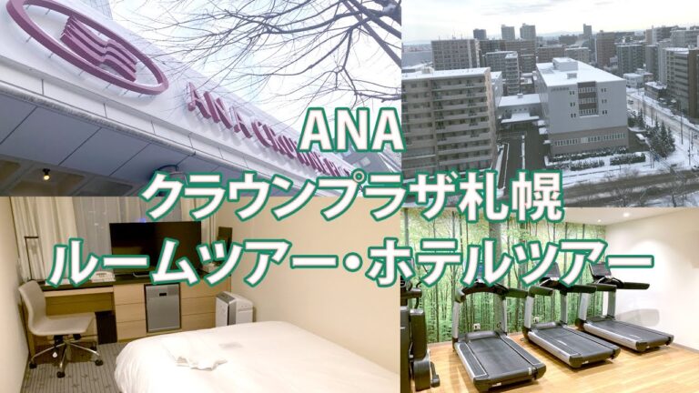 【ルームツアー】ANAクラウンプラザホテル札幌【スタンダードダブルルーム・シンプルで品のあるシティホテル】
