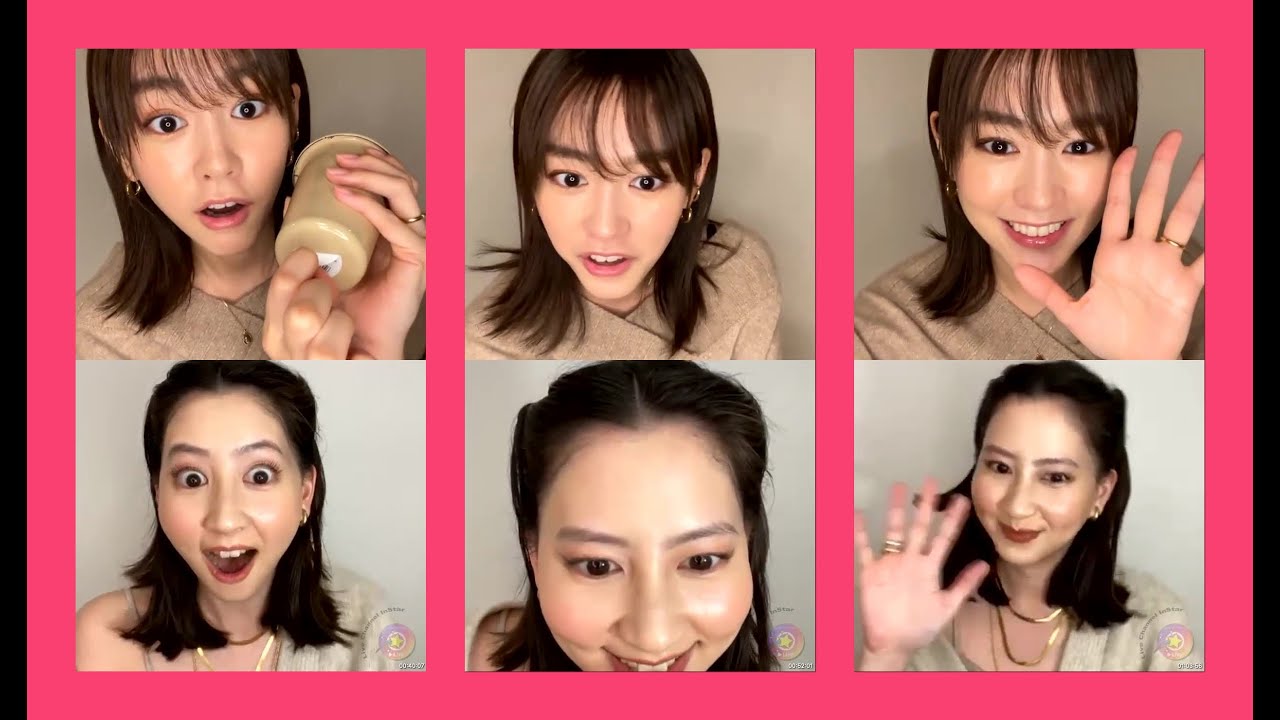 桐谷美玲 さん 河北麻友子 さん 結婚後初 インスタライブ シールの綺麗な剥がし方を知り感動する 21 01 10 Instagram Live Videos Wacoca Japan People Life Style