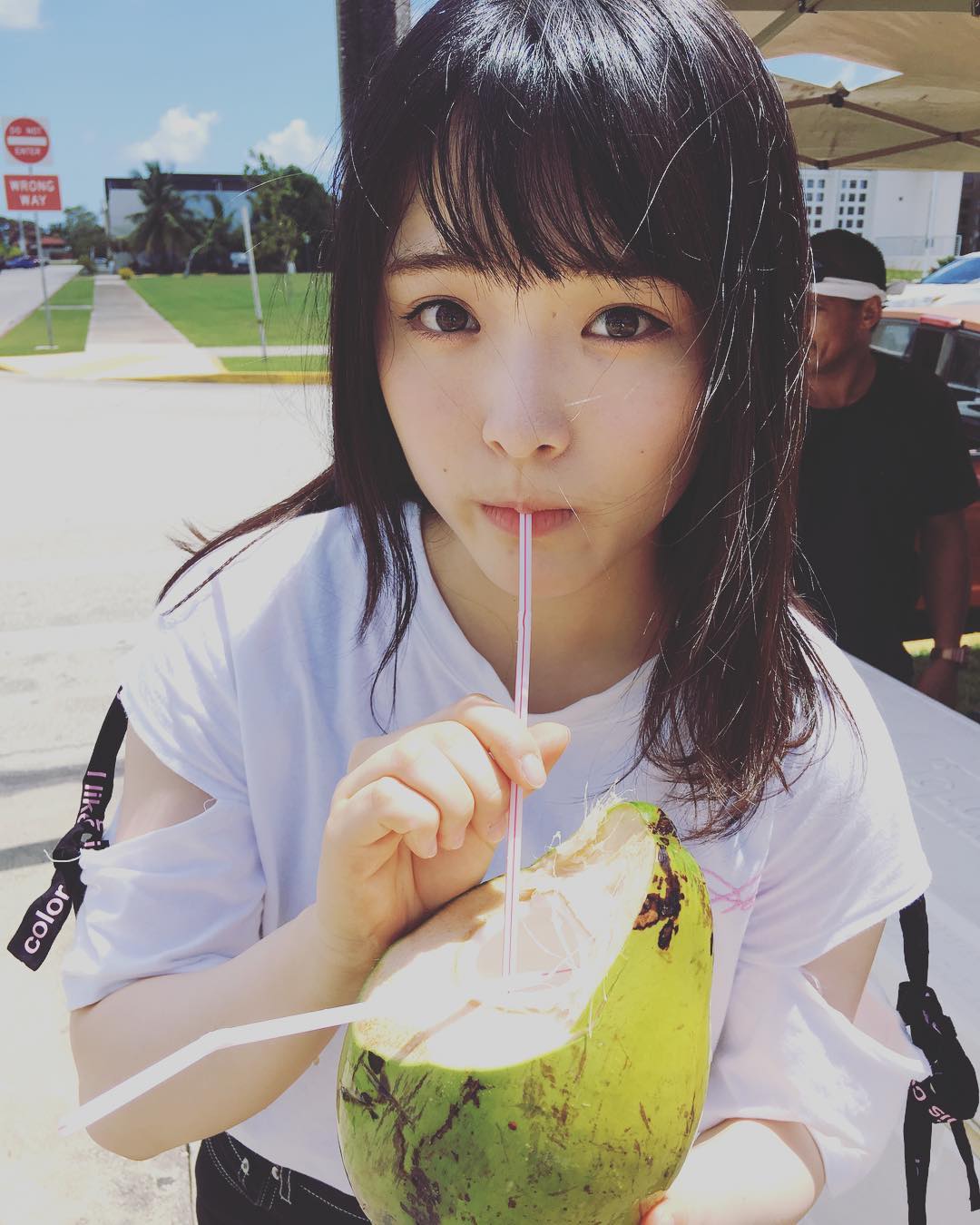 大森美優 初めて飲んだココナッツウォーター美味しかった グアム インスタグアム おやすみなさい Wacoca