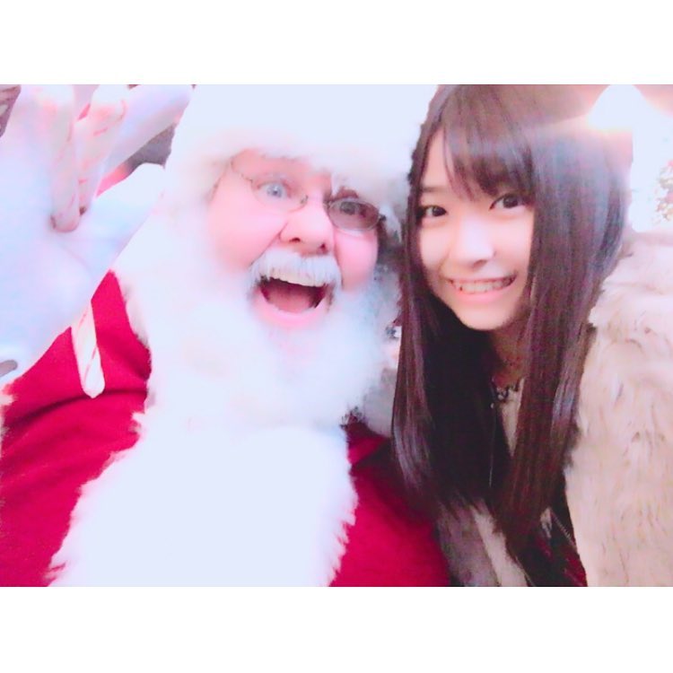橋本陽菜: 本物のサンタさん * * * めちゃめちゃ優しかった むしろ写真 