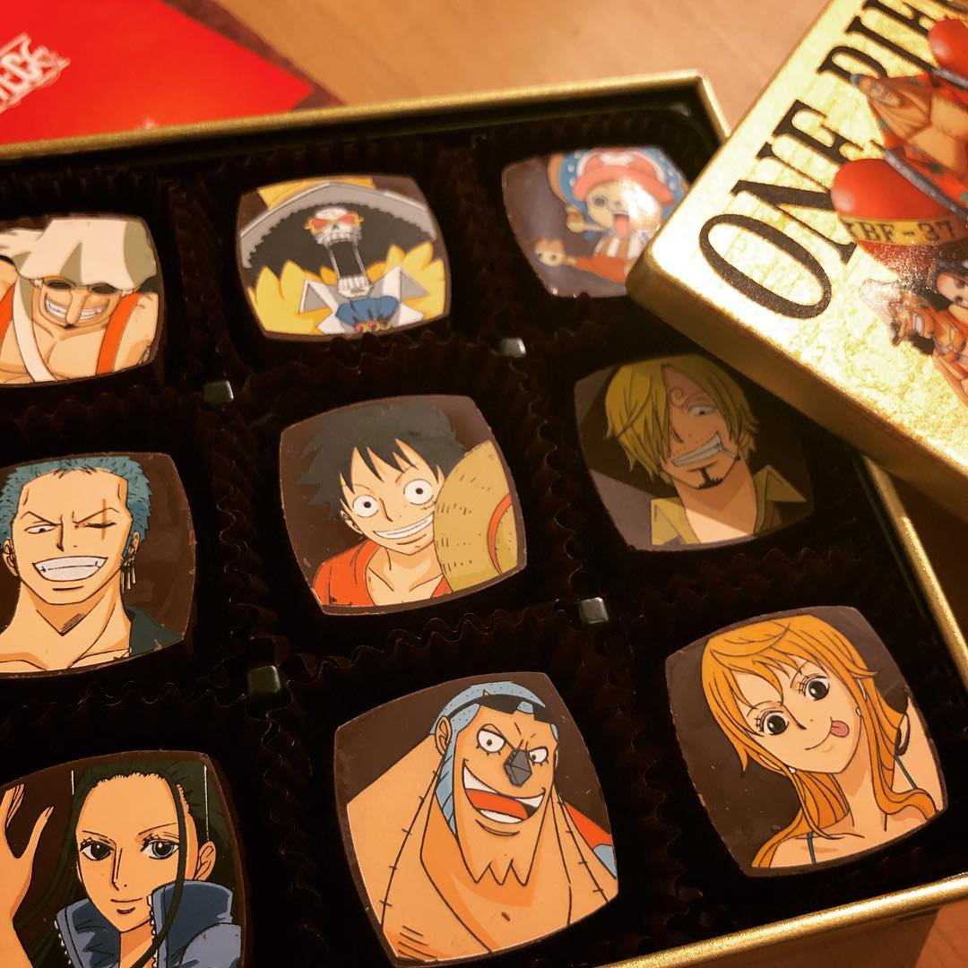 鈴木みのる One Piece Chocolate 昨日もらった 銀座三越 売ってるらしい わざわざ 昨日発売日 チョコレート 買ってきてくれた スゲー Wacoca