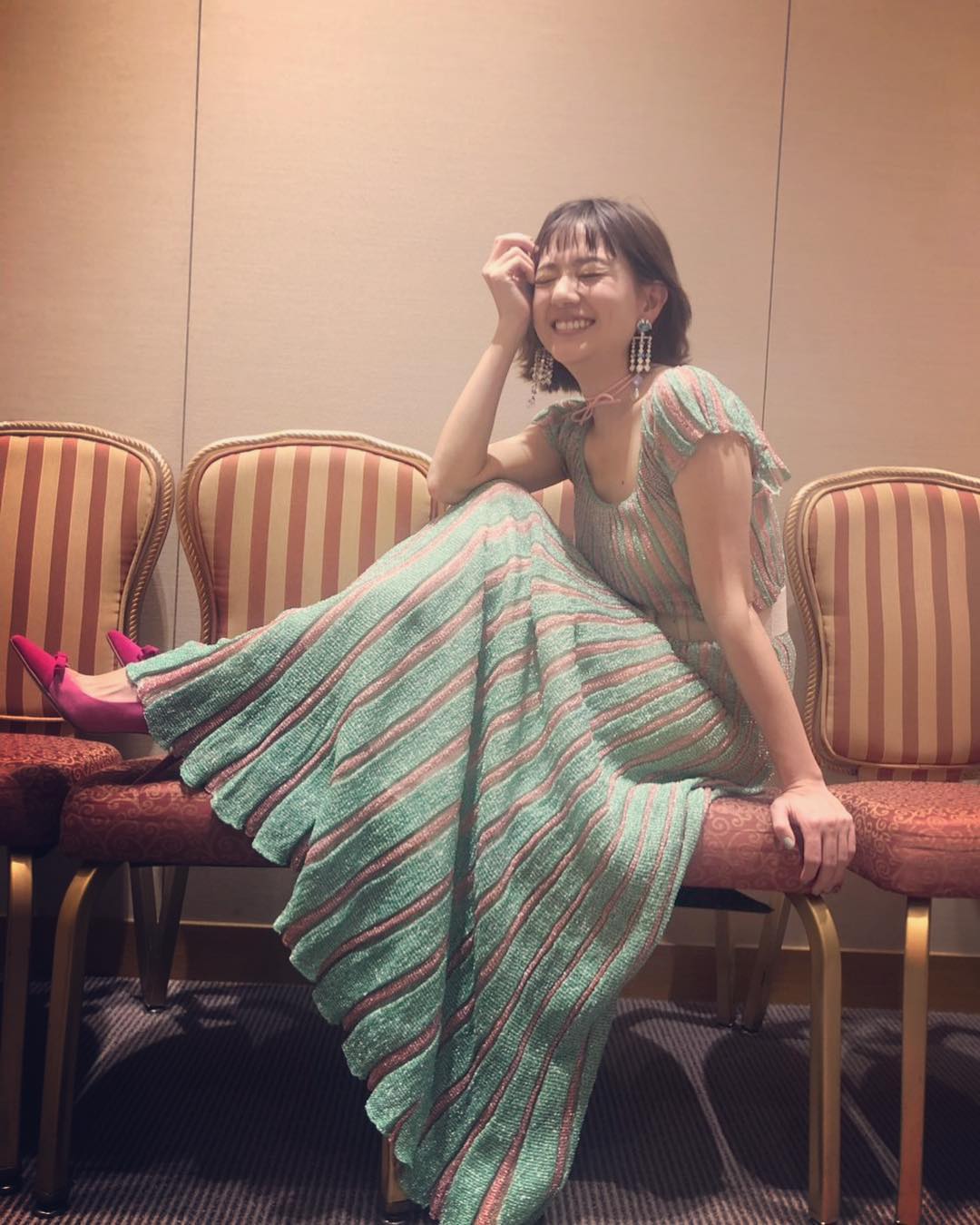 伊藤千晃 Birthday Talkshow Styling 1部 Onepiece Missoni Missoni Earring Swarovski S Wacoca Japan People Life Style