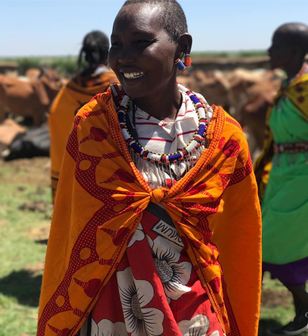 佐々木敬子 マサイ族の民族衣装はカラフルで可愛い Maasaimara Maasai マサイ族 Kenya Wacoca Japan People Life Style