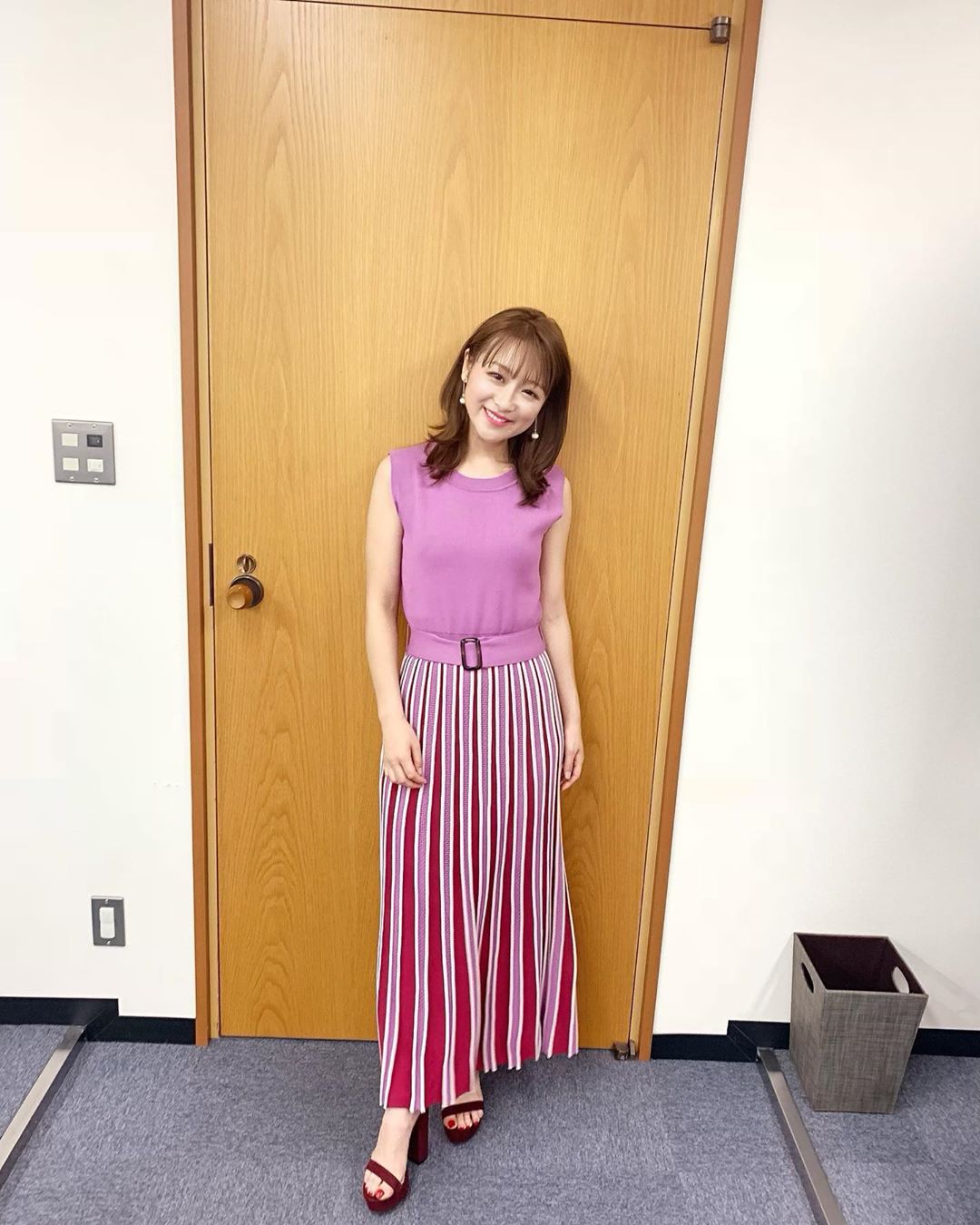 鈴木奈々 昨日のコーデです ワンピース Miia Official ワンピース 154cm 三十路女子 イベント衣装 Wacoca Japan People Life Style
