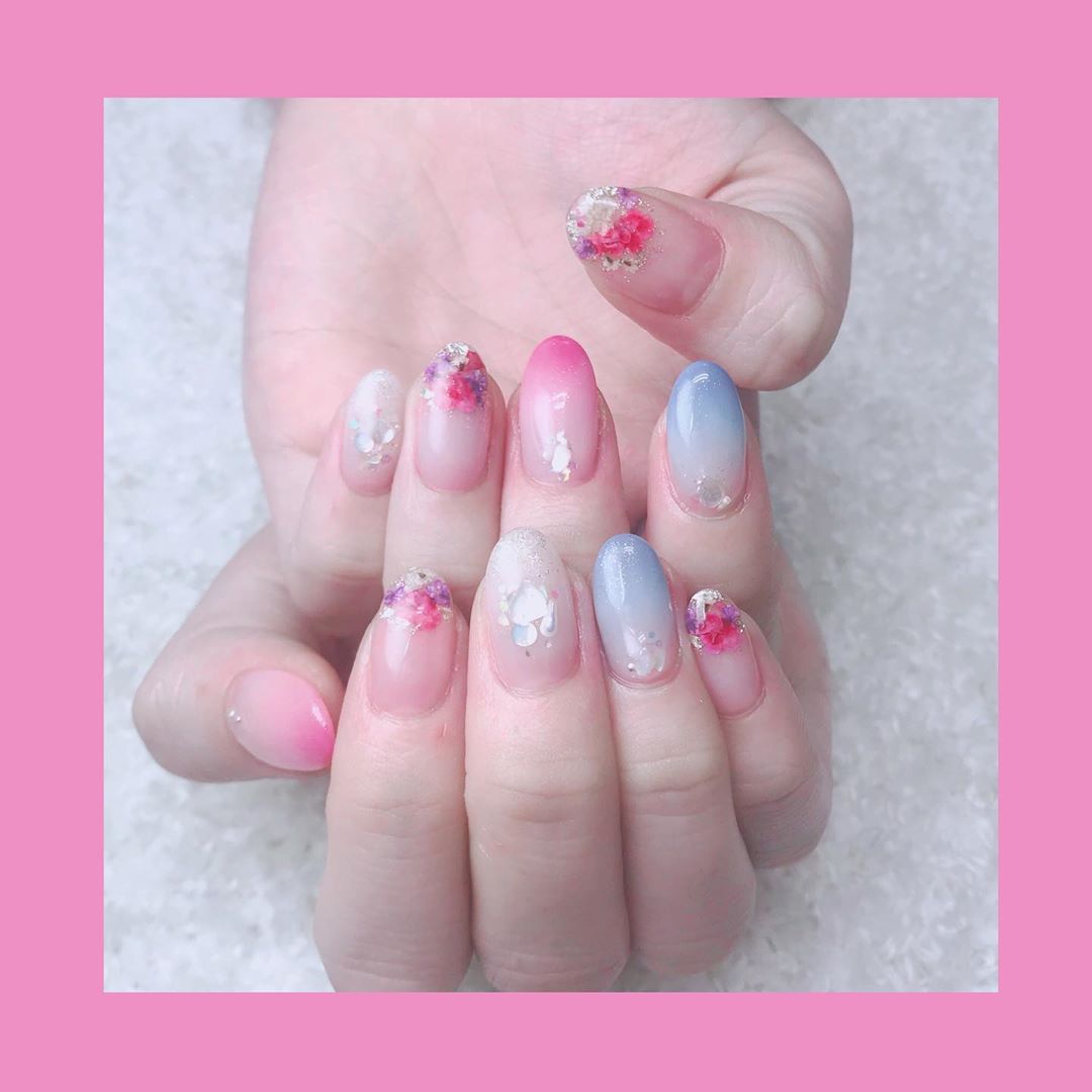 河西美希 Nail Salon Ivyさん Yuibabynails でネイル変えてきました 前回のネイルもここだよん ありがとうございました Line A Wacoca