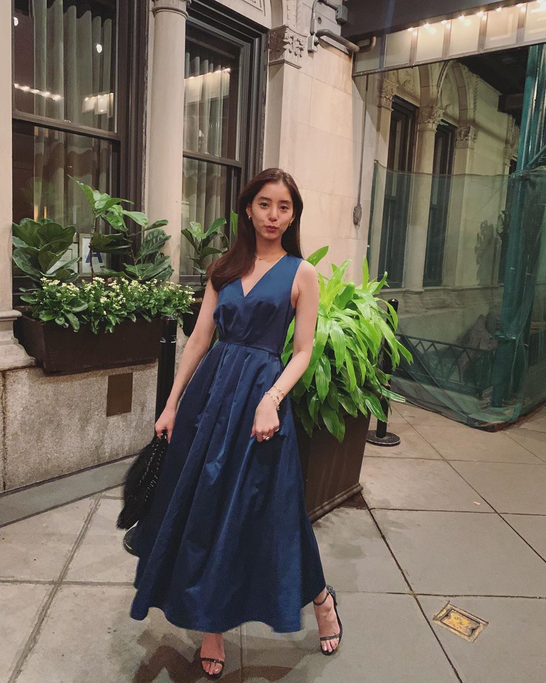 新木優子 Nyのシティ最後の夜はドレスアップして憧れのdanielでディナーを とってもステキな時間を過ごすことができました Dress Amerivintage Wacoca Japan People Life Style