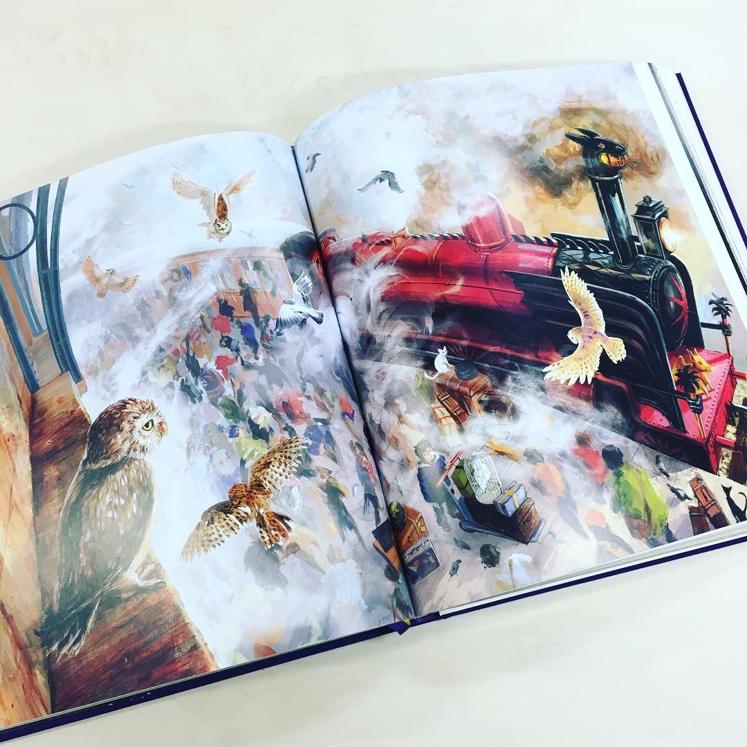 Penmagazine 最新号のハリポタ特集で紹介している イラスト版 ハリー ポッター アーティストのジム ケイが新たにつくり出したハリポタのビジュアル とても素敵です 現在は2作 Wacoca