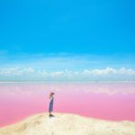 【RETRIP×メキシコ】
メキシコにある「ピンク・ラグーン」。なんと、水がピンク色になっているんです。乙女心をくすぐられる、神秘的な景色ですよね。可愛い絶景が...