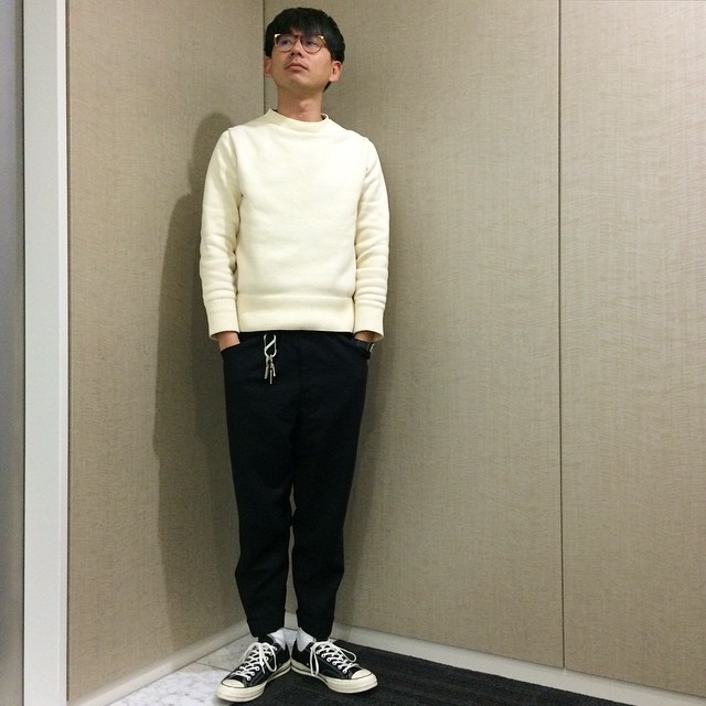 Uomomagazine Uomo編集主任 池田誠 ニット ザ ナーディーズ ボトム サンシー シューズ コンバース オールスター Usa プレミアム Uomosnap Wacoca Japan People Life Style Uomomagazine Uomo編集主任 池田誠 ニット ザ ナーディーズ ボトム サンシー シューズ コンバース オールスター Usa プレミアム Uomosnap Wacoca Japan People Life Style