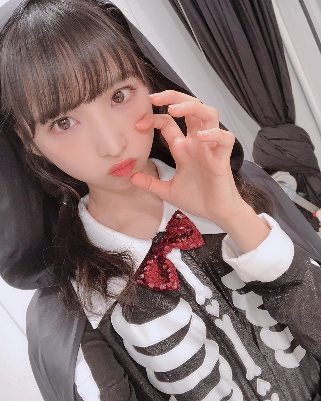 小栗有以 はっぴーはろうぃん ハロウィン 骨衣装 Wacoca Japan People Life Style
