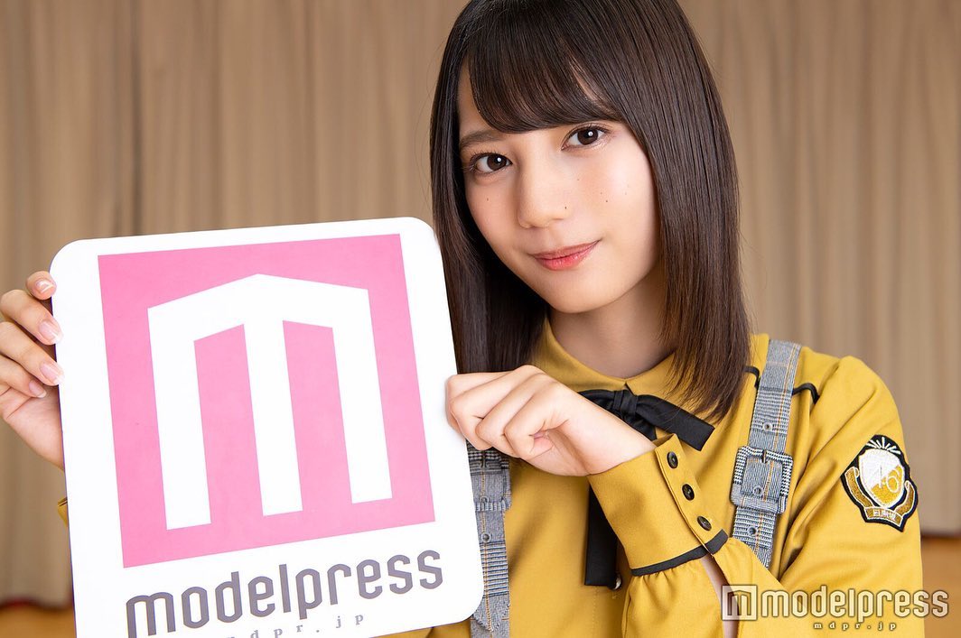 ModelPress: 【プレゼント】#日向坂46 #小坂菜緒 さん直筆サイン入り 