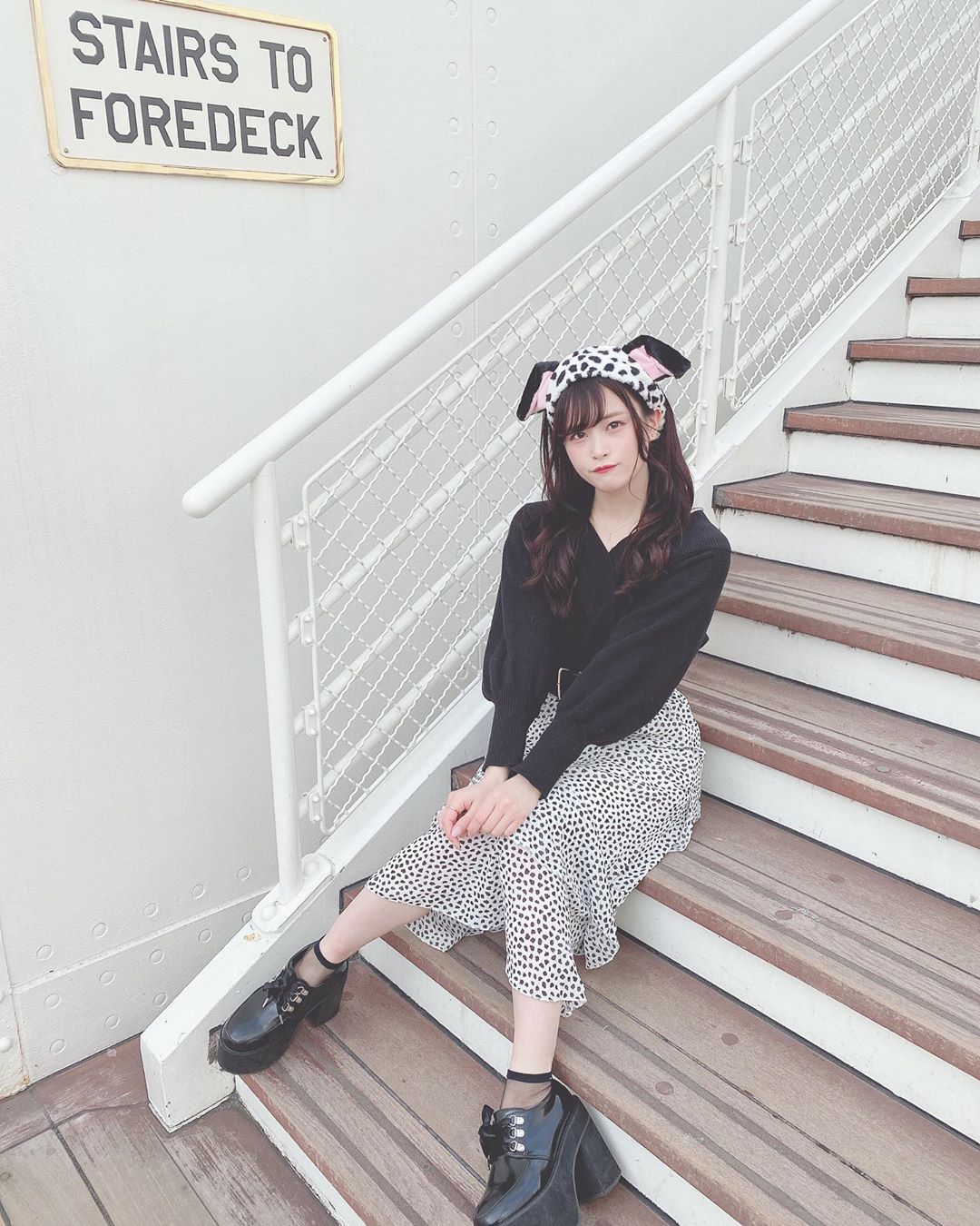 田北香世子 このスカートでこのヘアバンドつけたかったんだ 101匹わんちゃんコーデ Wacoca Japan People Life Style