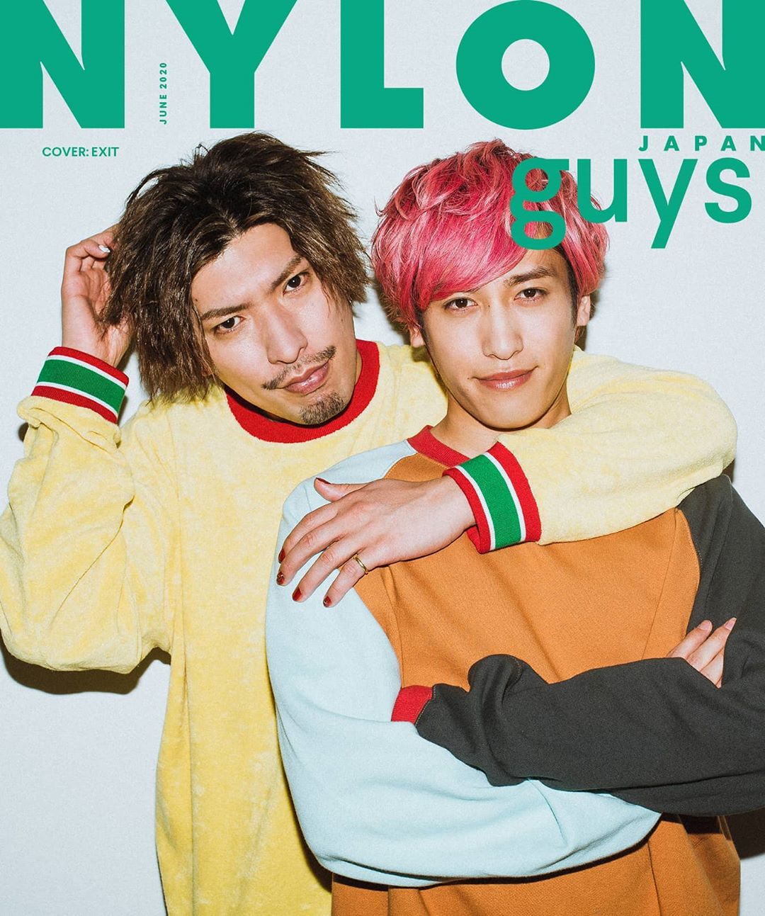 @NYLONJAPAN: 【4/27発売guys表紙解禁】“渋谷”に編集部のあるNYLONと、ネオ“渋谷”系漫才でお笑い界に新たな風を吹き込んだ《EXIT》が、guysの表紙で出会った…