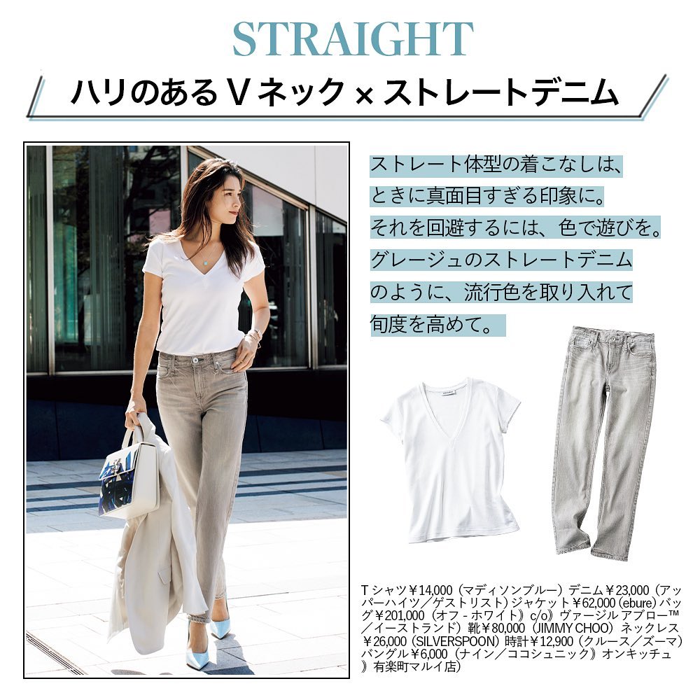 Classy 骨格診断 体型別の似合う Tシャツとデニム 今年の正解は Tシャツ デニムの組合せは シンプルなアイテム同士だからこそ 毎年きちんとアップデートする Wacoca Japan People Life Style Classy 骨格診断 体型別の似合う Tシャツとデニム 今年の正解は Tシャツ デニムの組合せは シンプルなアイテム同士だからこそ 毎年きちんとアップデートする Wacoca Japan People Life Style