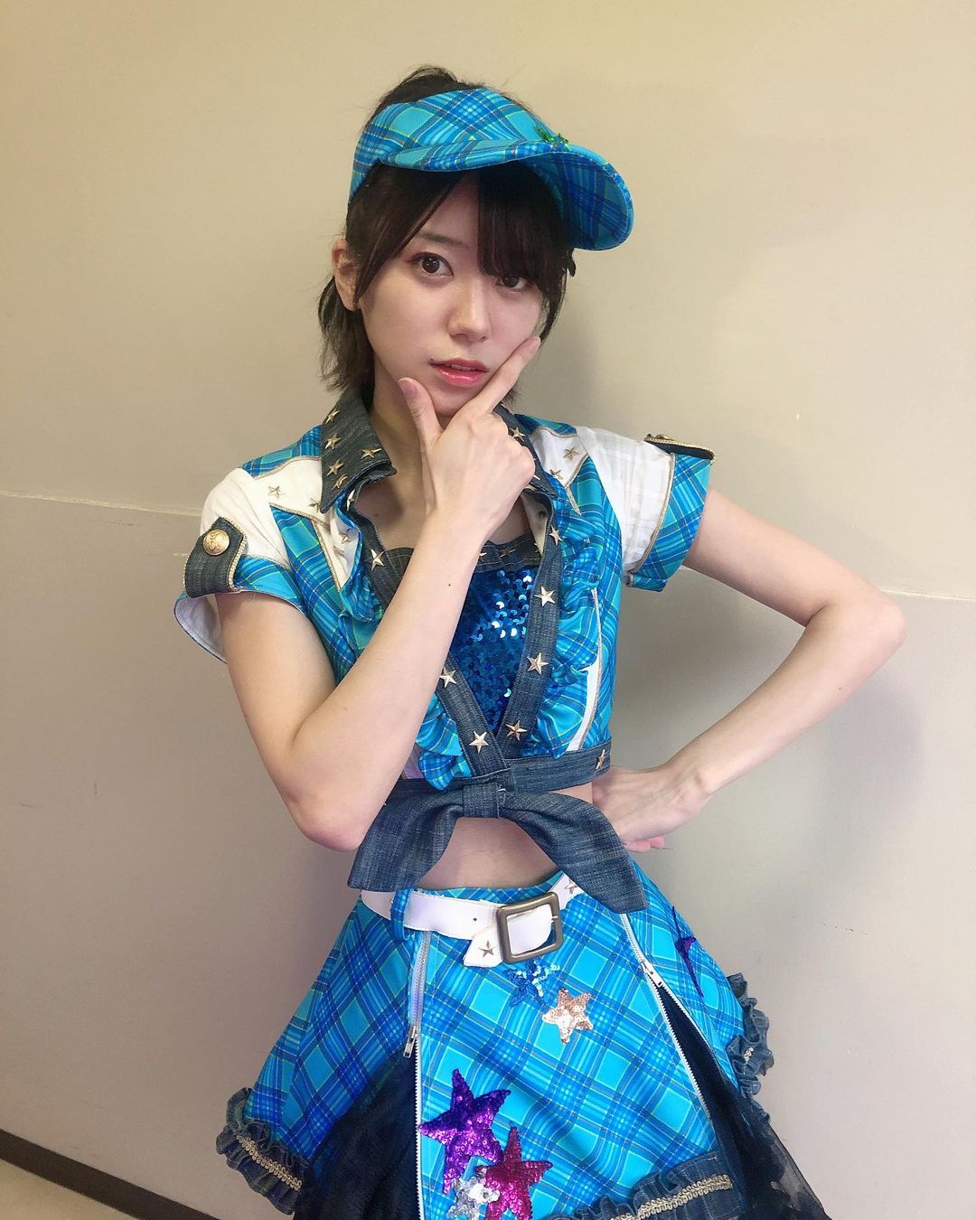 大西桃香 投げキッスで撃ち落とせ この曲もずっとやりたかった曲なんだ サンバイザー可愛いね チーム8 全国ツアー 茨城 Wacoca Japan People Life Style